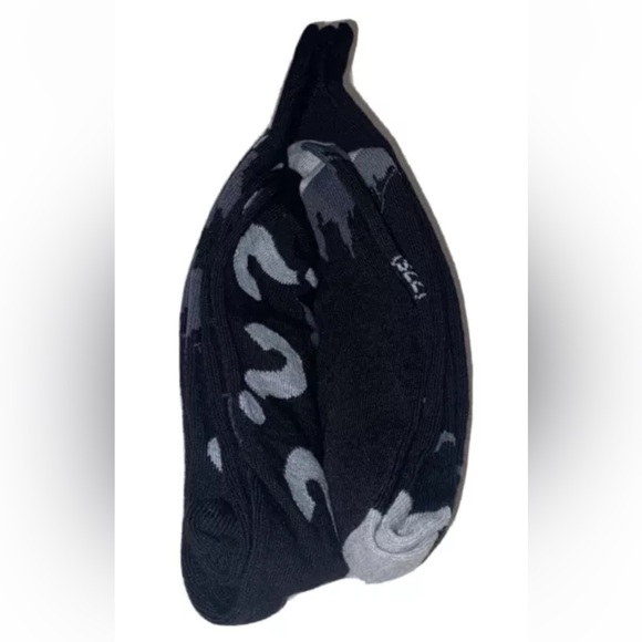 The Batman Crew Socks 2 Pair Men's 6-12 Black Gray w ? Riddler Dark Night DC NEW - Picture 7 of 10